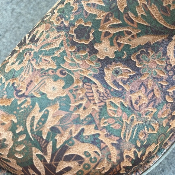 ALEGRIA Classic Tooled Leather Clogs Size 42 - Picture 4 of 12